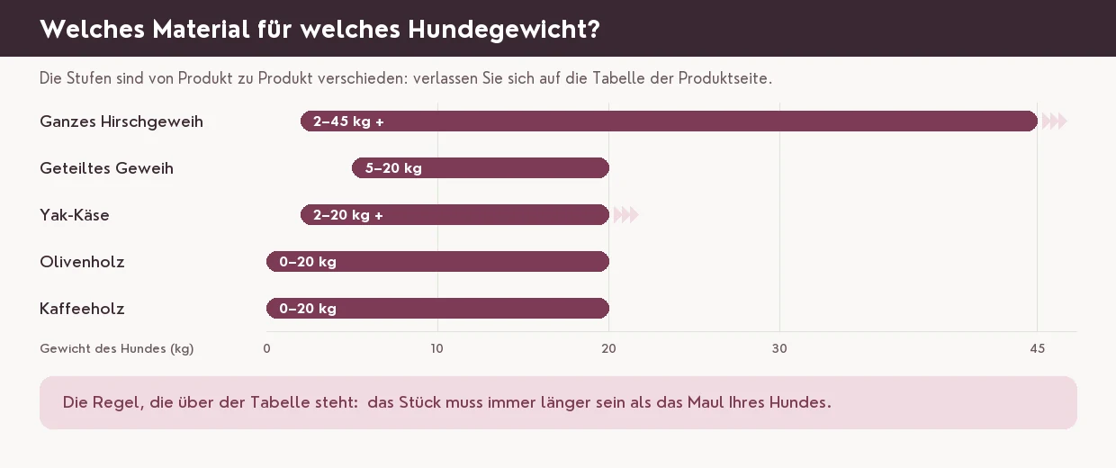 Die richtige Größe: die Regel, die über allem steht